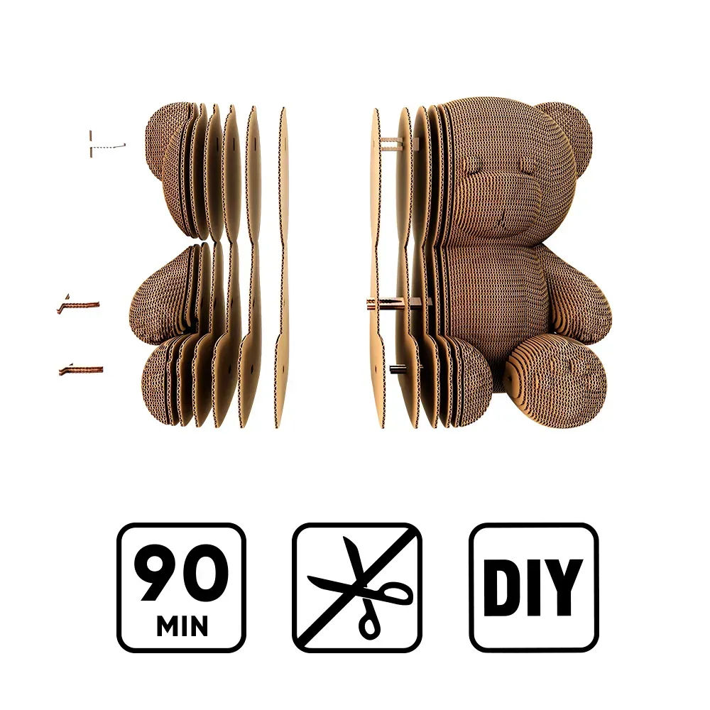 Картонный конструктор "Cartonic 3D Puzzle TEDDY BEAR", CARTTEDDY 6