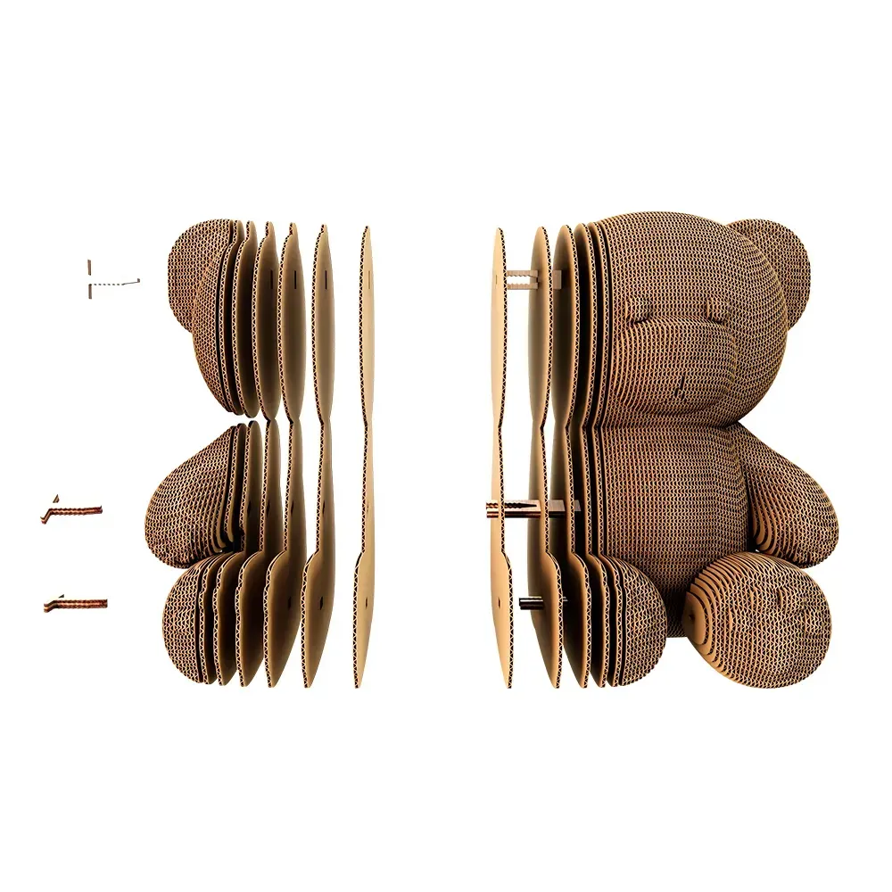 Картонный конструктор "Cartonic 3D Puzzle TEDDY BEAR", CARTTEDDY 4