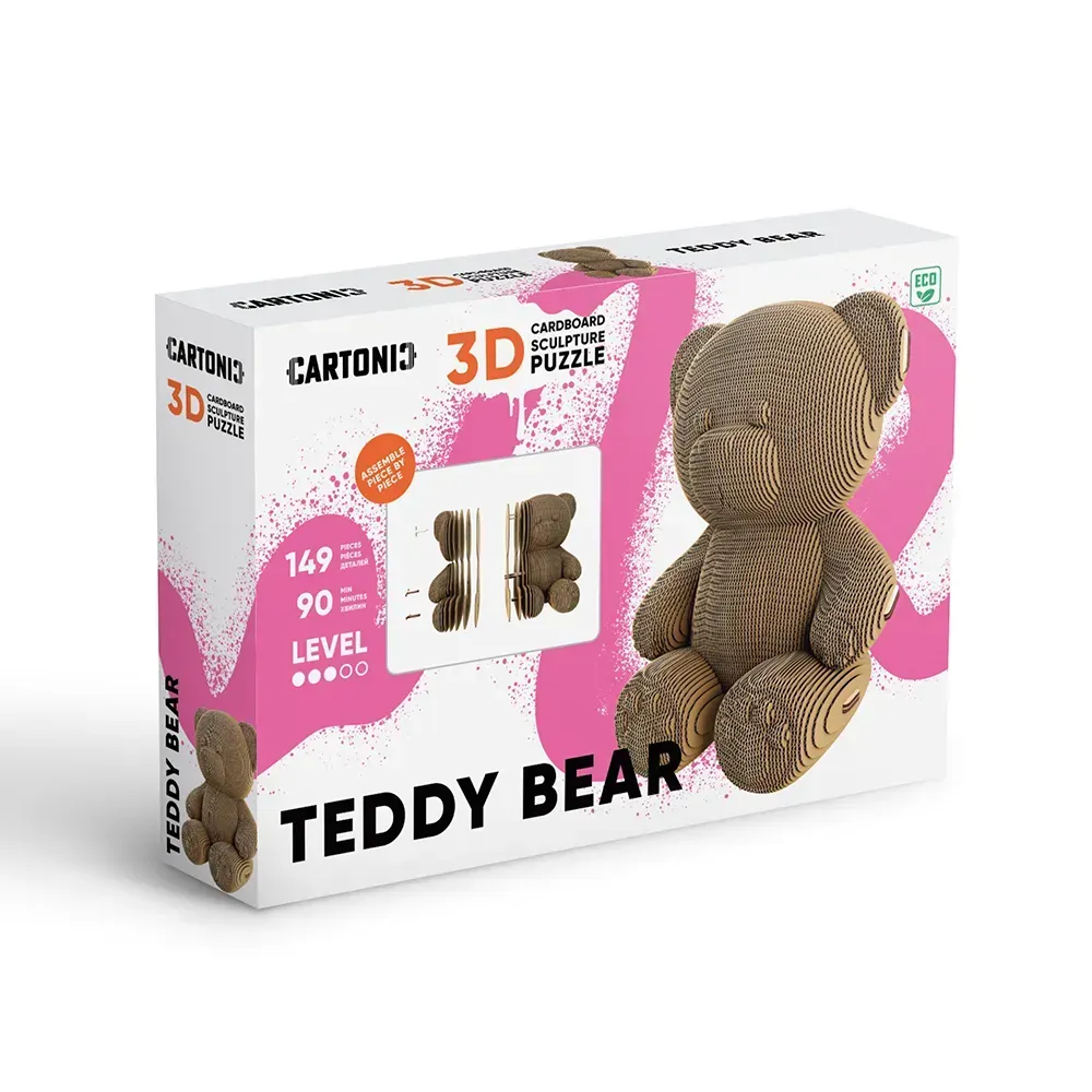 Картонный конструктор "Cartonic 3D Puzzle TEDDY BEAR", CARTTEDDY 8