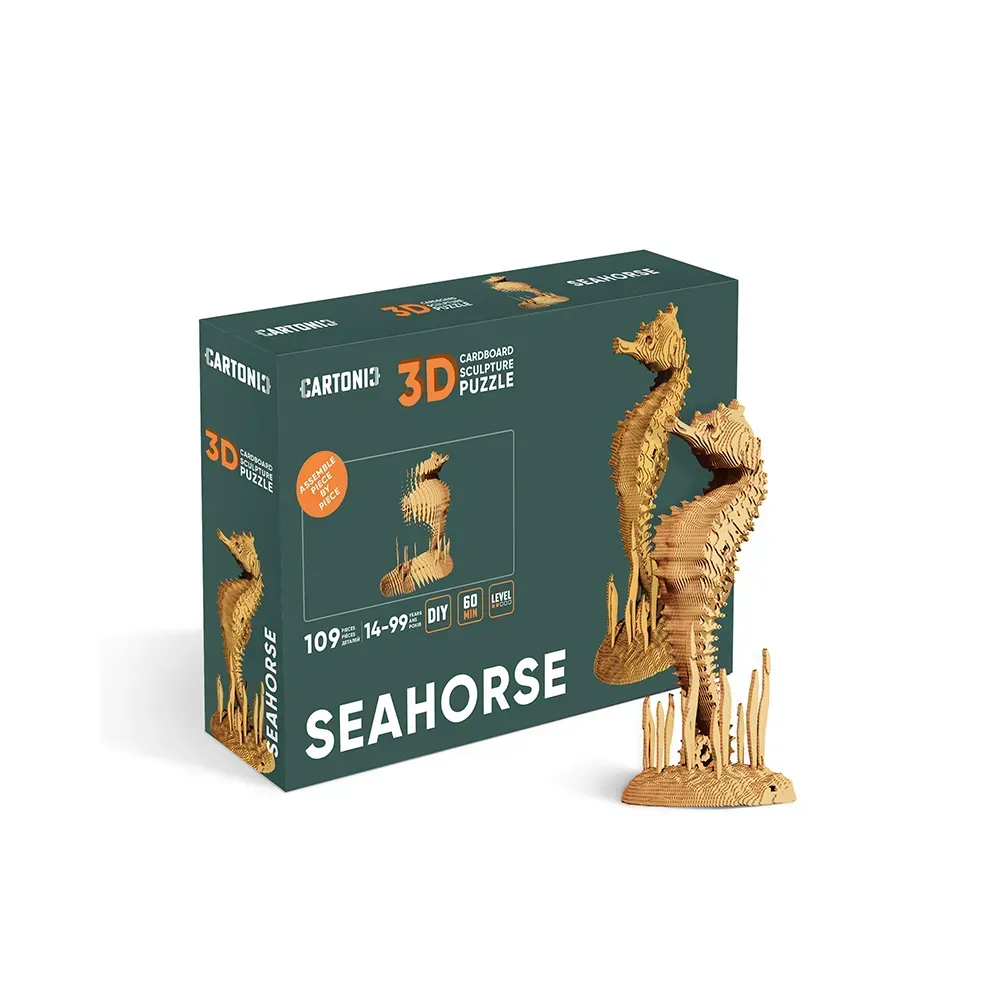 Картонный конструктор "Cartonic 3D Puzzle SEAHORSE", CARTSEAH 6