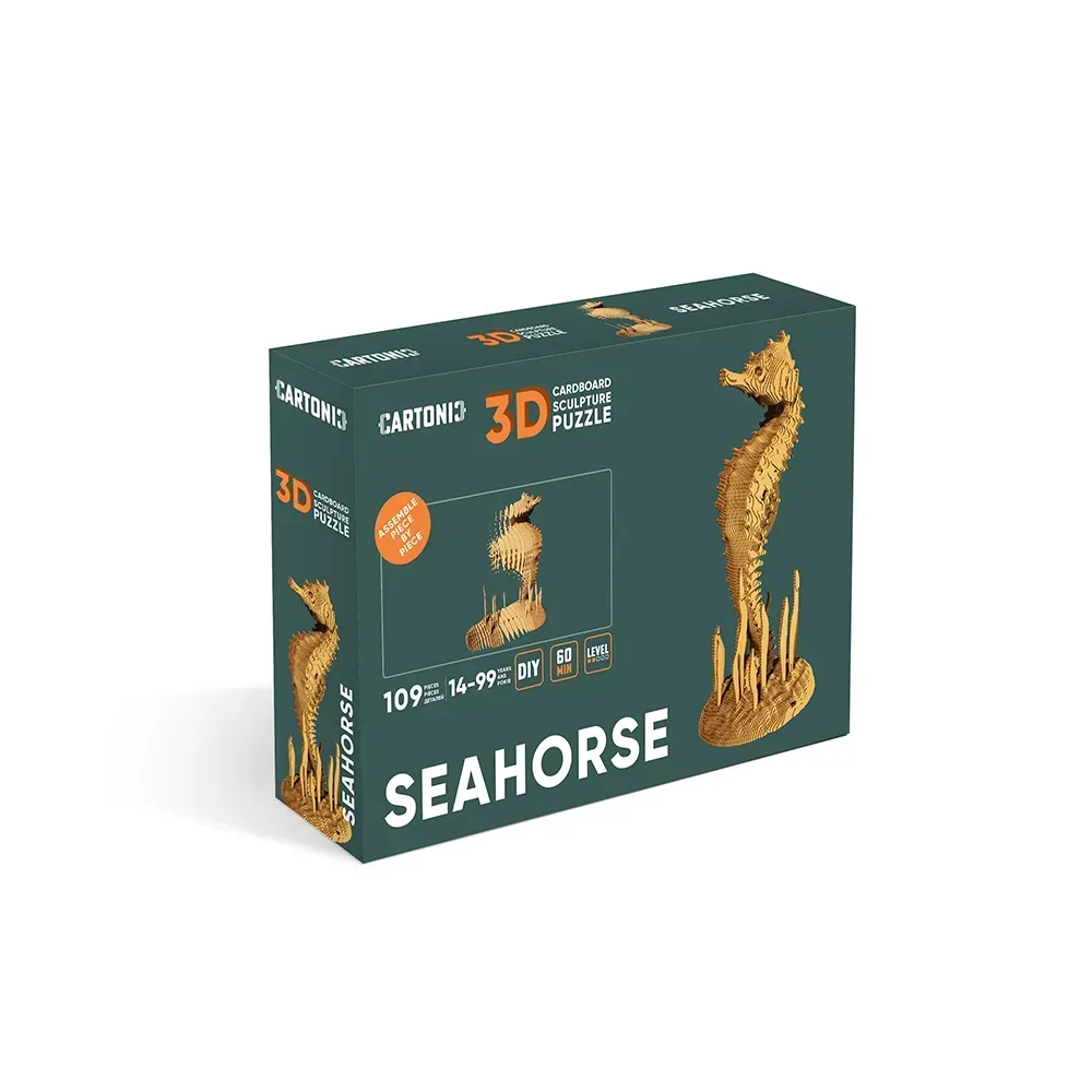 Картонный конструктор "Cartonic 3D Puzzle SEAHORSE", CARTSEAH 7