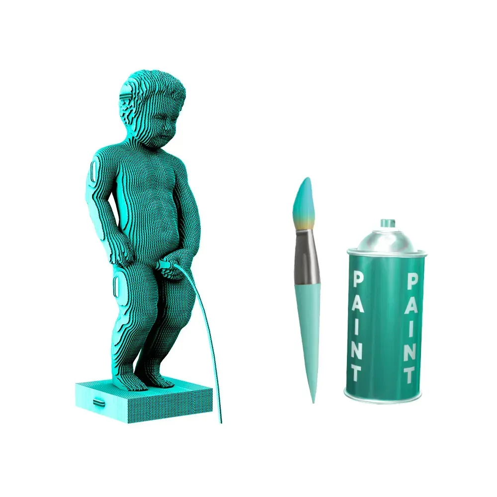 Картонный конструктор "Cartonic 3D Puzzle MANNEKEN PIS", CARTPIS 4