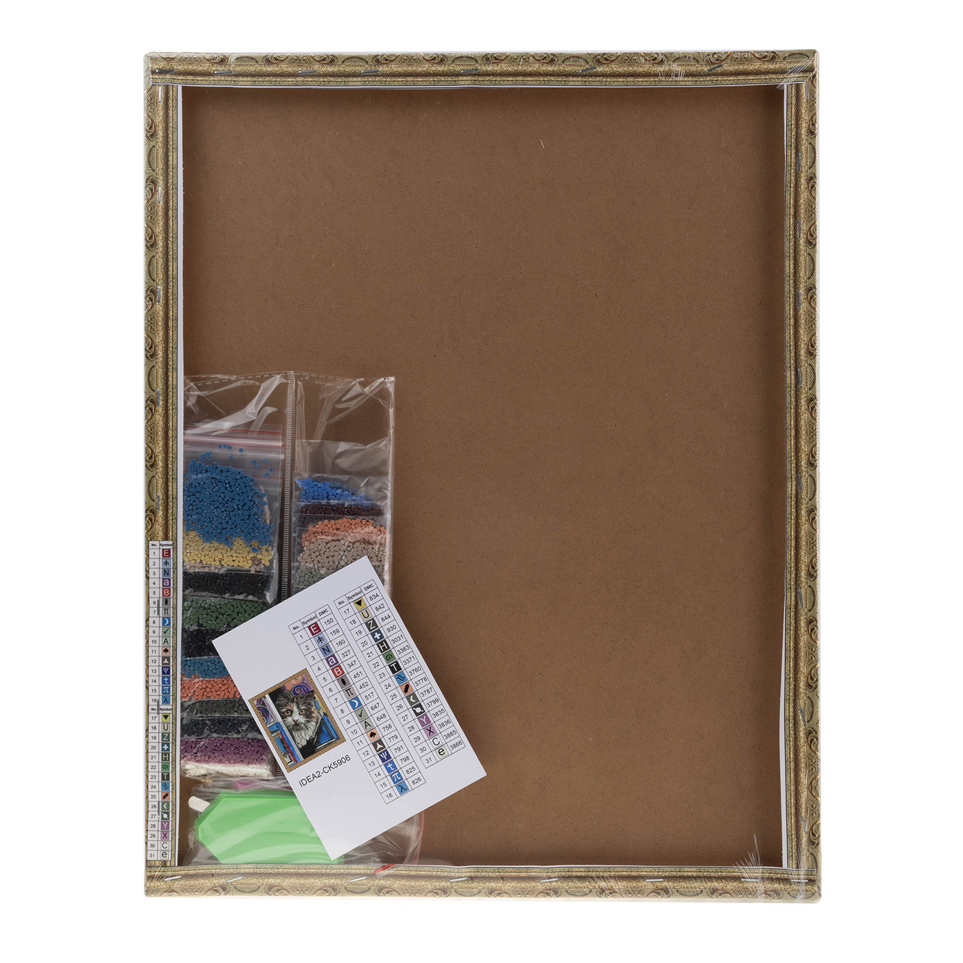Набір з алмазною мозаїкою "Казковий кіт" 40*50 см, IDEA2-CK5906, ТМ "99IDEAS" 4