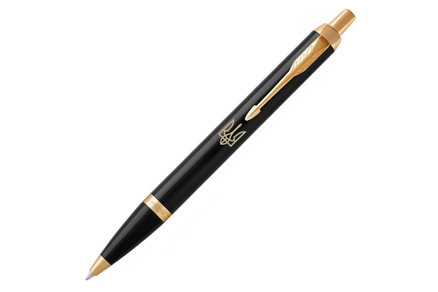 Ручка Parker IM Ukraine Black позол. кул. Тризуб + блокнот Parker + подар.упак., 22032b24_T001y 4