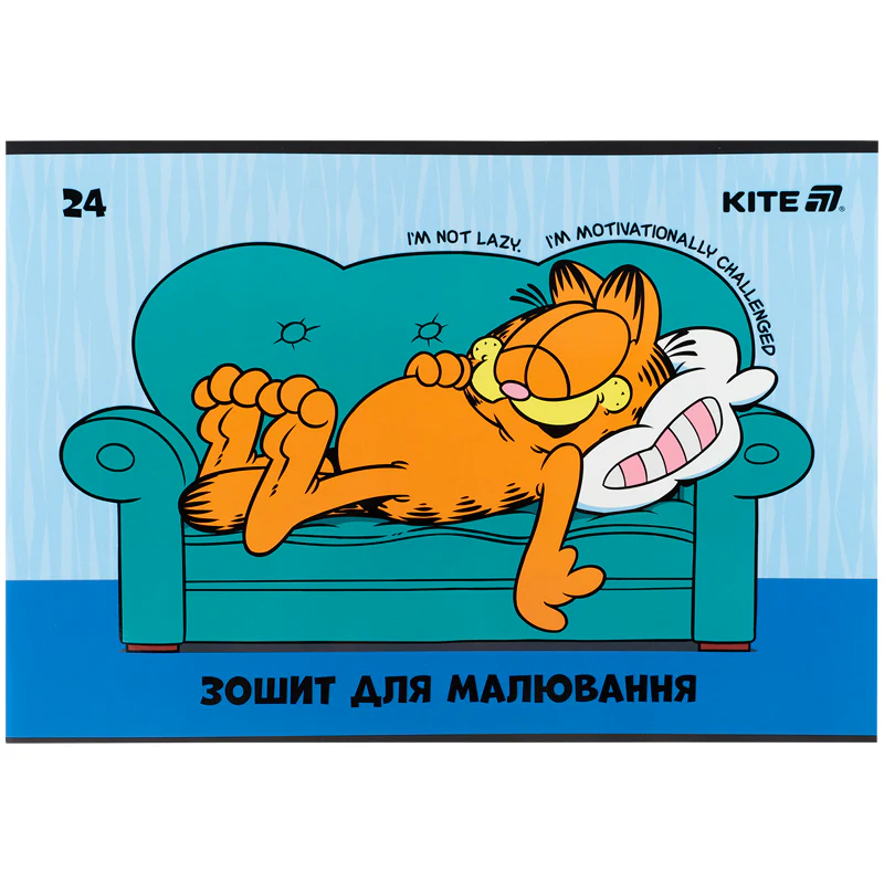 Зошит для малювання, 24 арк., скоба, софт тач + УФ лак, GF, GF25-242 2