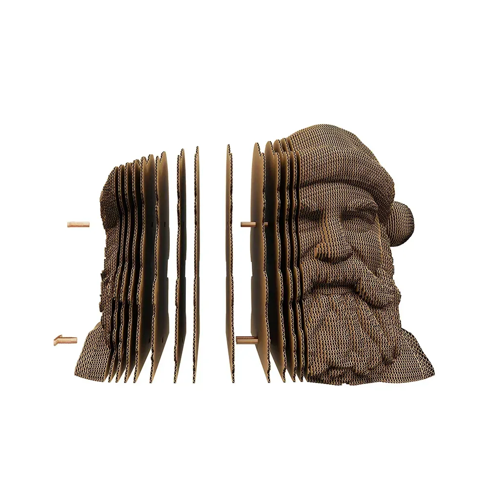 Картонный конструктор "Cartonic 3D Puzzle SANTACLAUS", CARTSANTA 3