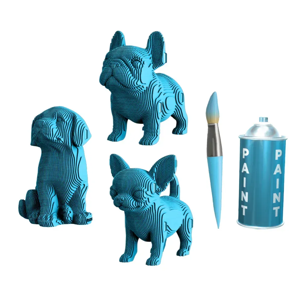 Картонный конструктор "Cartonic 3D Puzzle PUPPIES TRIO", CARTPUPPIES 11