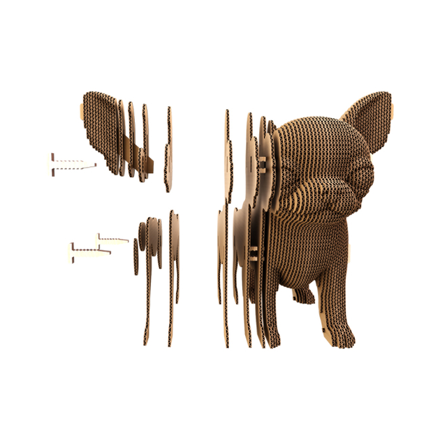 Картонный конструктор "Cartonic 3D Puzzle CHIHUAHUA PUPPY", CARTMNCHIHU 2