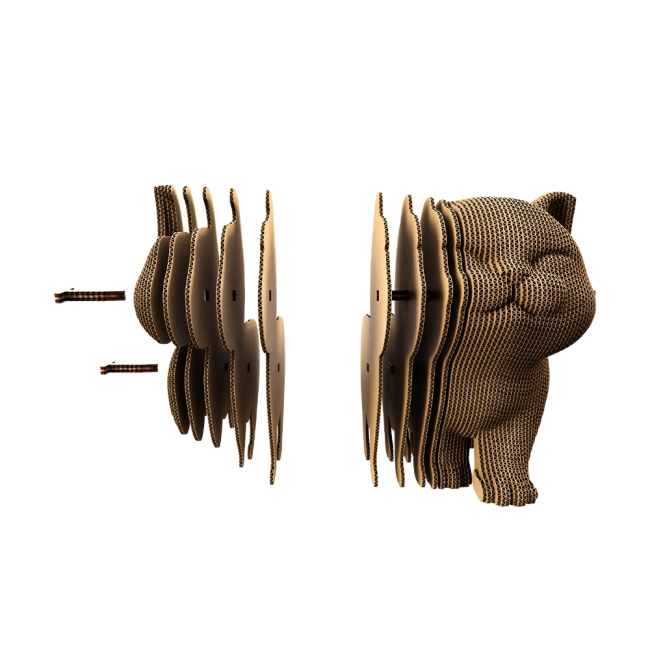 Картонный конструктор "Cartonic 3D Puzzle WALKING KITTEN", CARTMNWALK 1