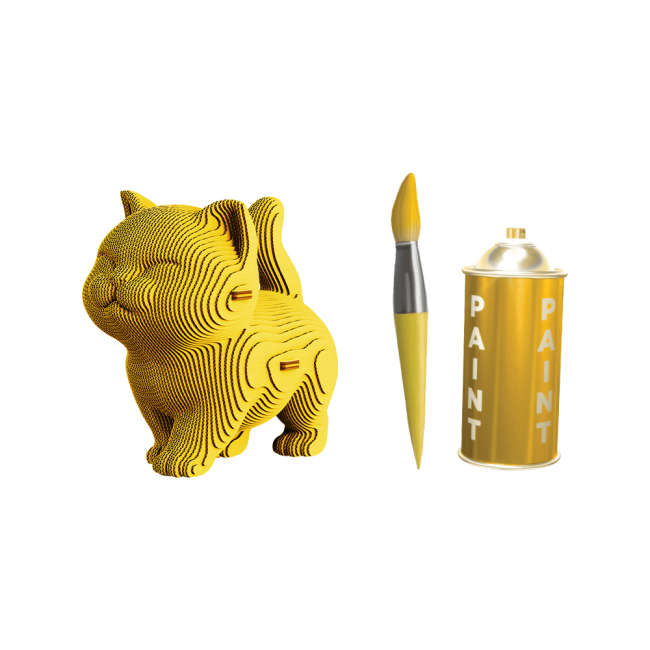 Картонный конструктор "Cartonic 3D Puzzle WALKING KITTEN", CARTMNWALK 2