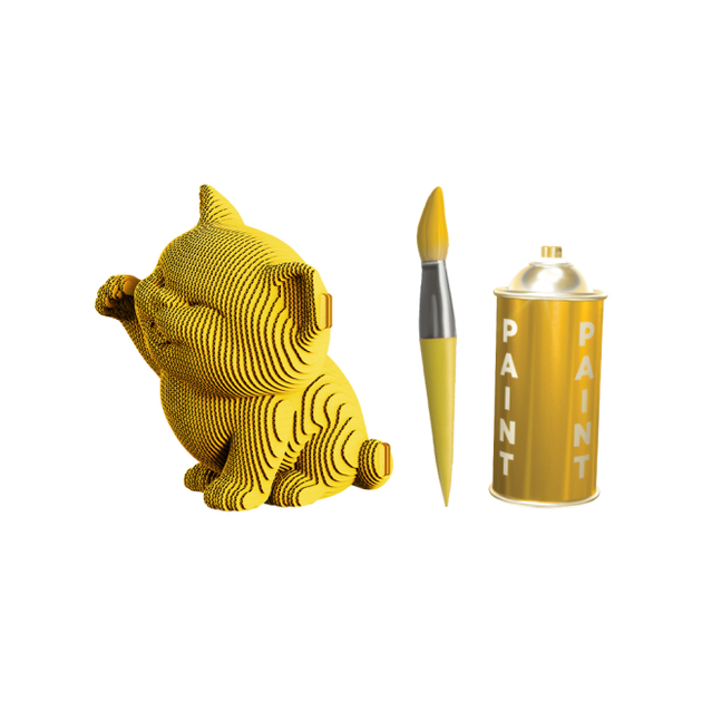 Картонный конструктор "Cartonic 3D Puzzle MANEKI KITTEN", CARTMNMANE 1