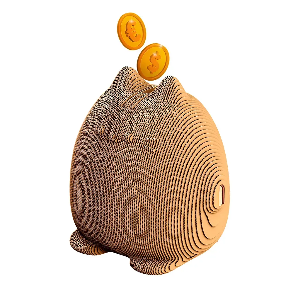Картонный конструктор "Cartonic 3D Puzzle CUTE CAT MONEY BANK", CARTCUTE