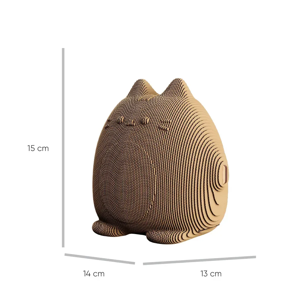 Картонный конструктор "Cartonic 3D Puzzle CUTE CAT MONEY BANK", CARTCUTE 3