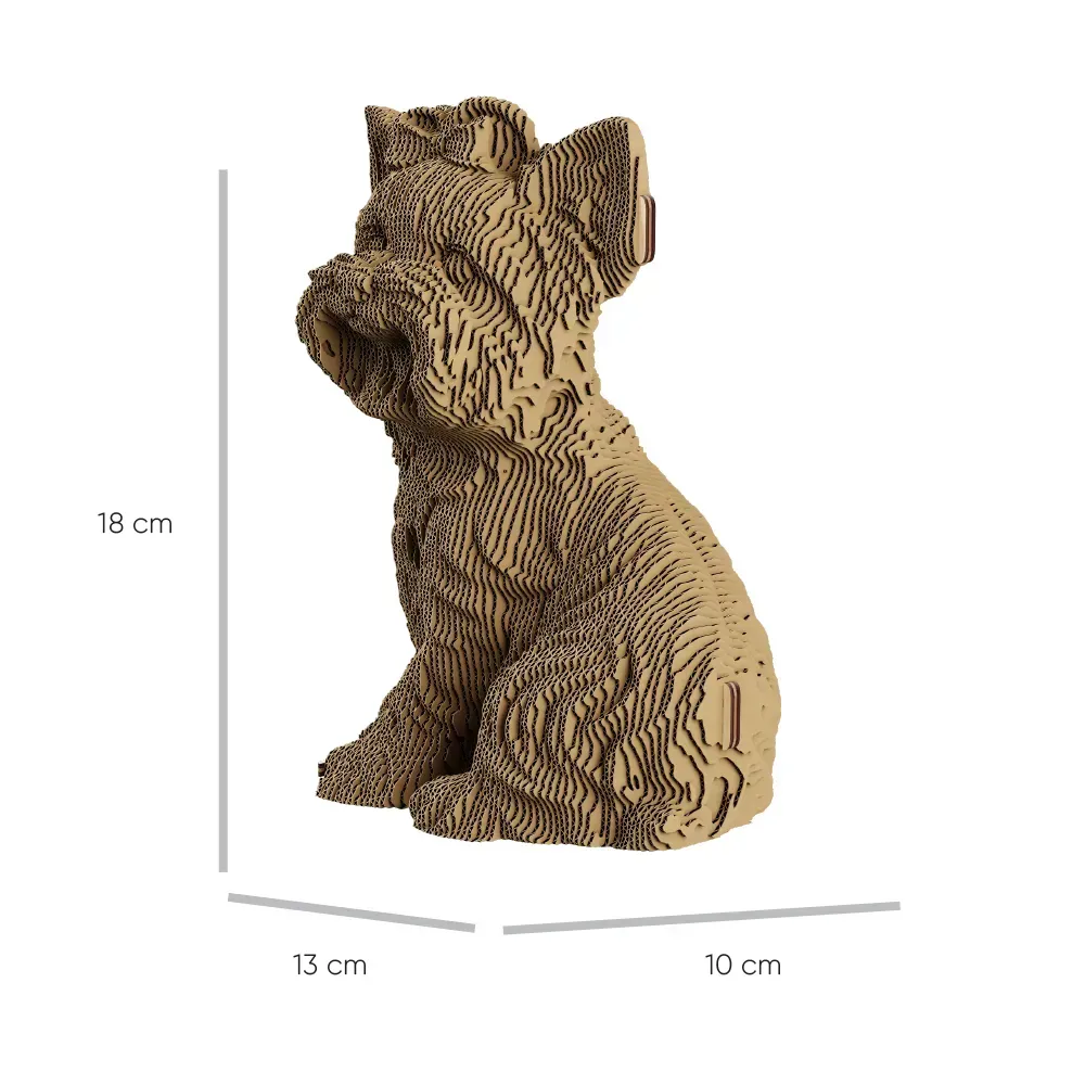 Картонный конструктор "Cartonic 3D Puzzle YORKSHIRE TERRIER", CARTYORK 4