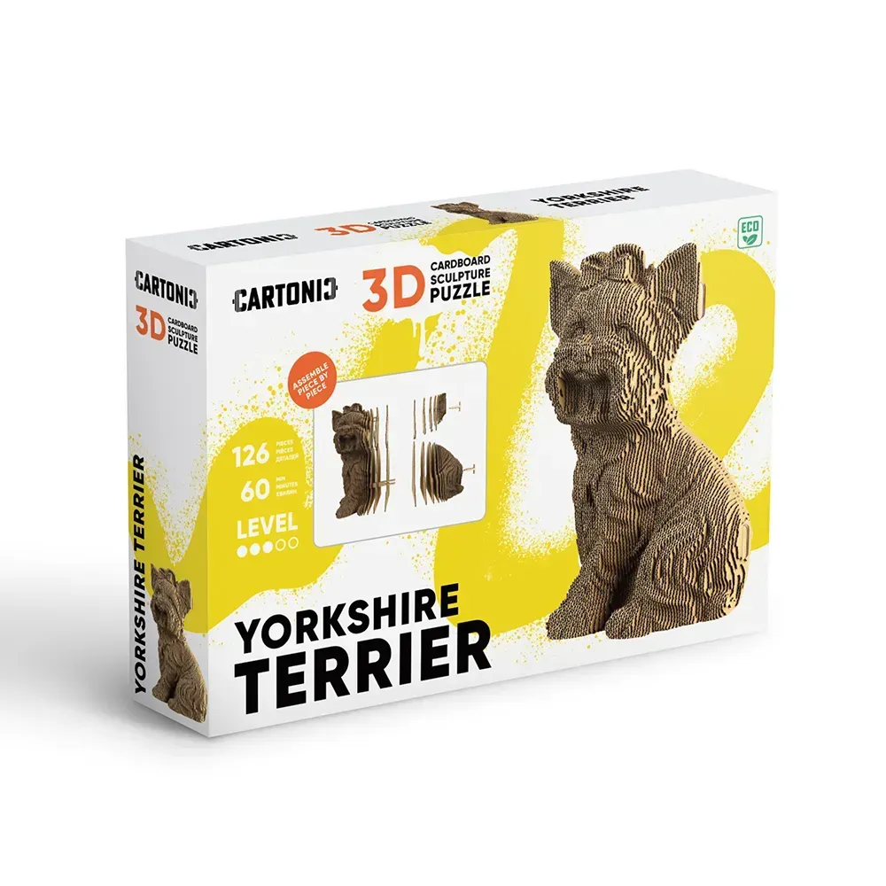 Картонный конструктор "Cartonic 3D Puzzle YORKSHIRE TERRIER", CARTYORK 7