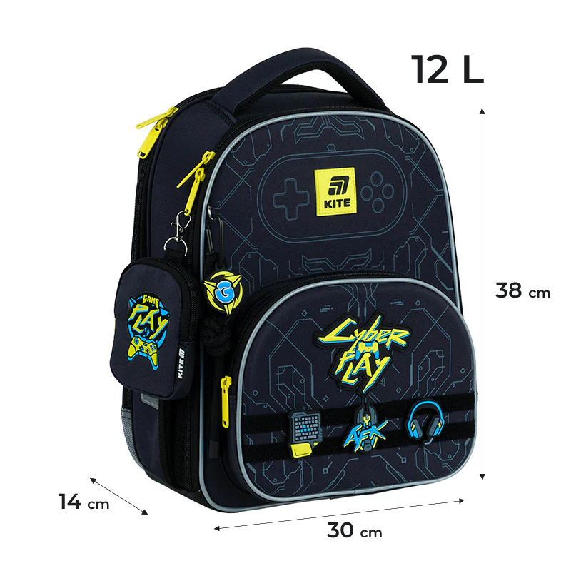 Рюкзак Kite Education каркасный 556 Cyber, K25-556M-2 1