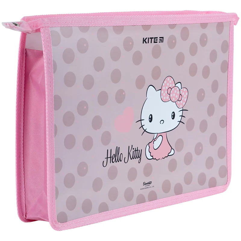 Папка на молнии A4+, Hello Kitty, HK24-428