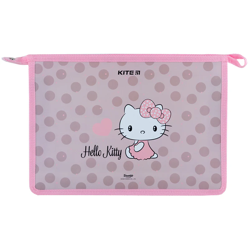 Папка на молнии A4+, Hello Kitty, HK24-428 1