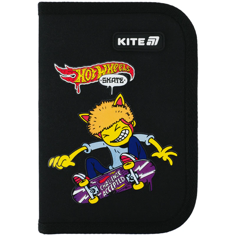 Пенал Kite 1 отделение, 2 отворота, с наполнением 622H-2 HW, HW25-622H-2 2