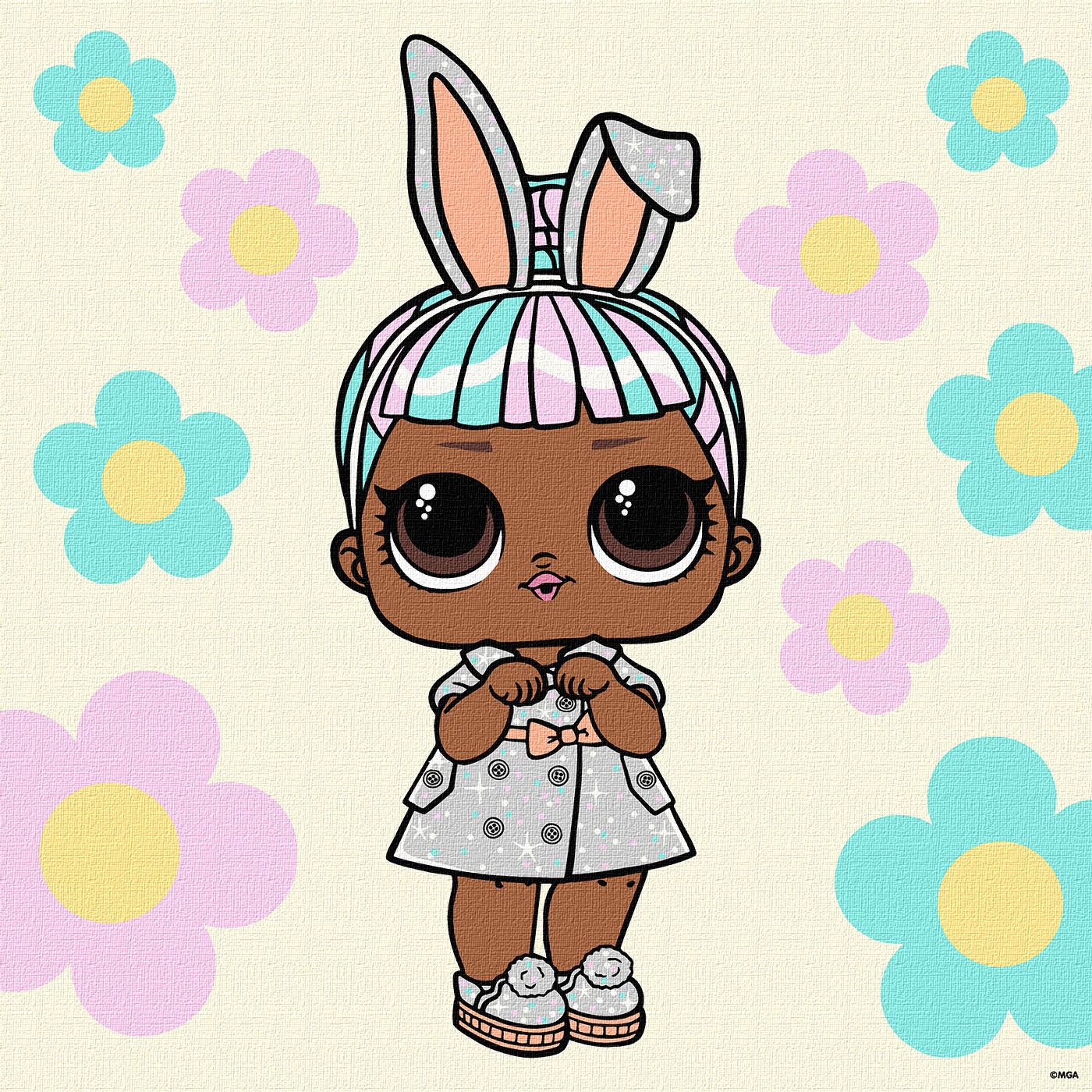 Картина по номерам "L.O.L. Surprise! Spring Bling Carats" 40*40 см, KHO1100, ТМ "Ideyka"
