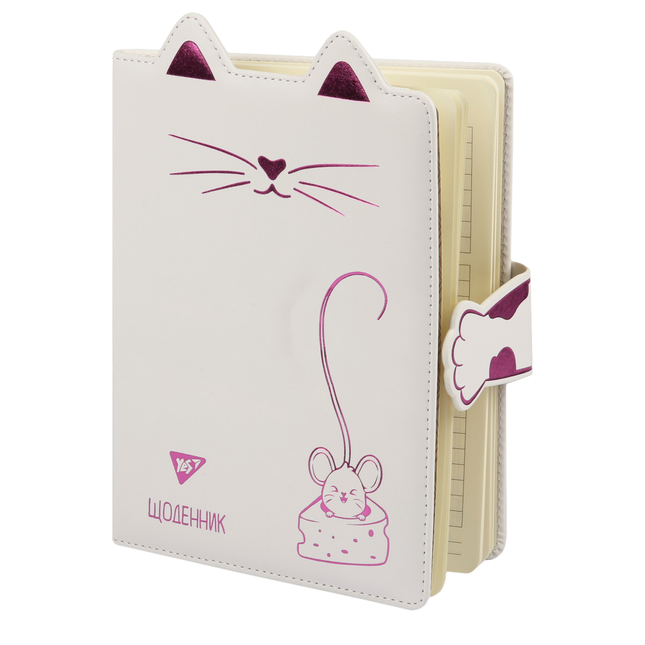Щоденник шк. YES PU твердий "Mousetrap", A5, 40 арк., 911606 1
