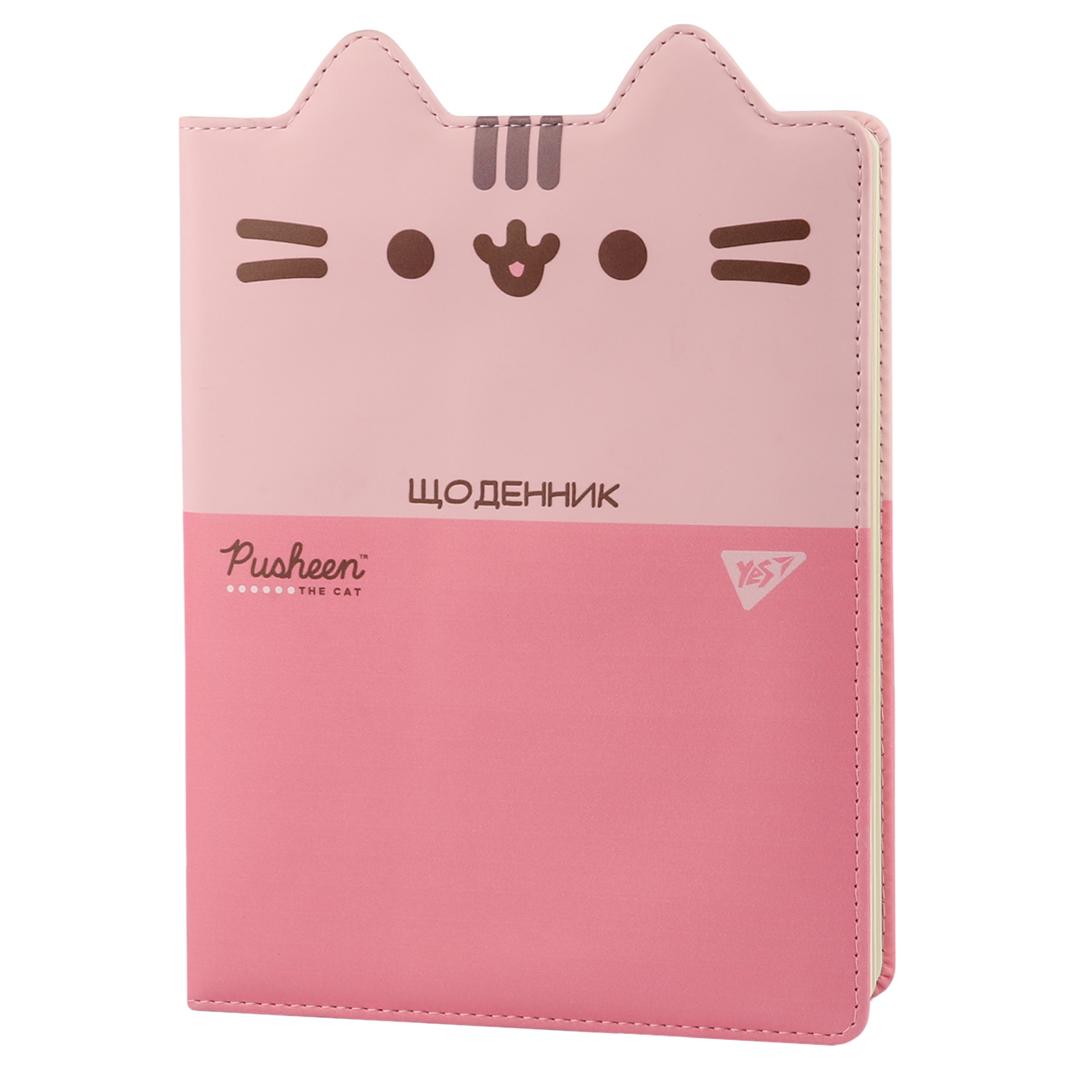 Щоденник шк. YES PU твердий "Pink Pusheen", A5, 40 арк., 911604 1