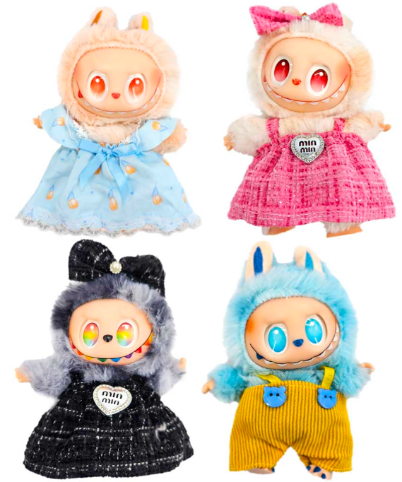 Игрушка Лабубу-3 в одежде, микс, в пакете и подарочной коробке, 712553 5