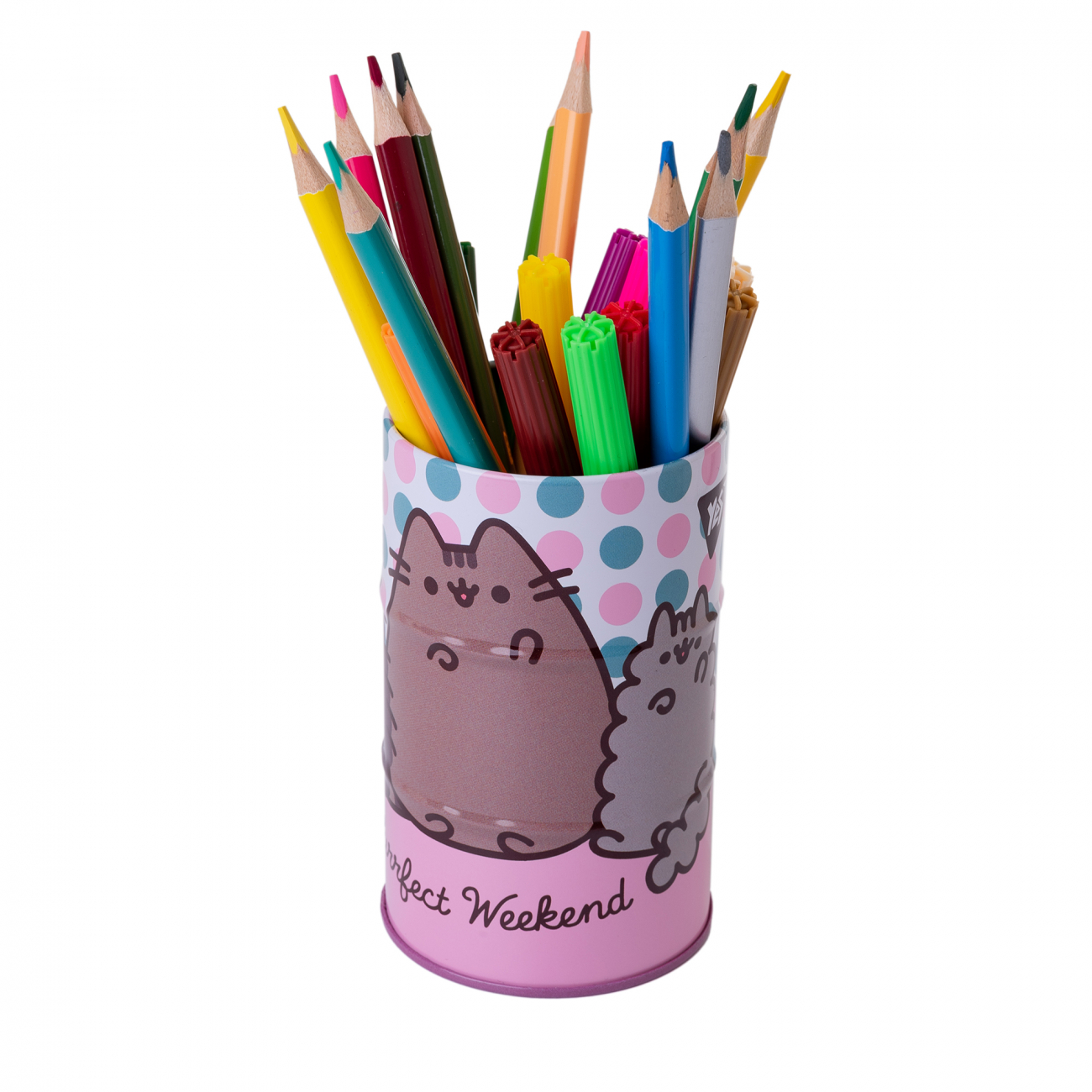 Стакан-підставка бочка "Pusheen" метал, 708099 Yes 2