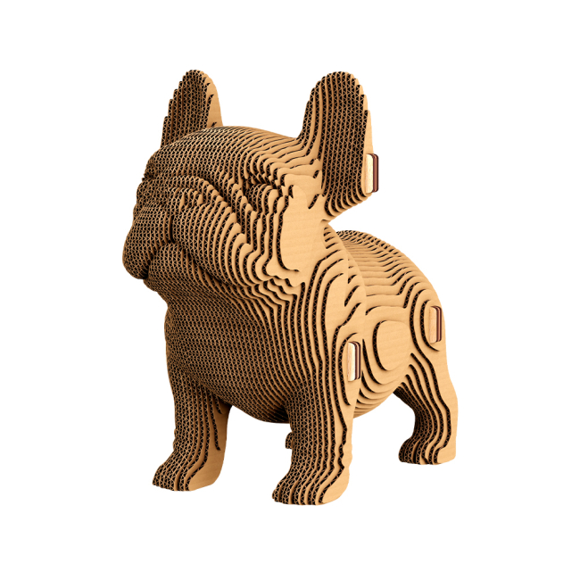 Картонный конструктор "Cartonic 3D Puzzle BULLDOG PUPPY", CARTMNBULL