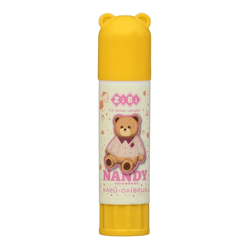 Клей-карандаш Bear Toy  15 г, PVP, ZB.6304