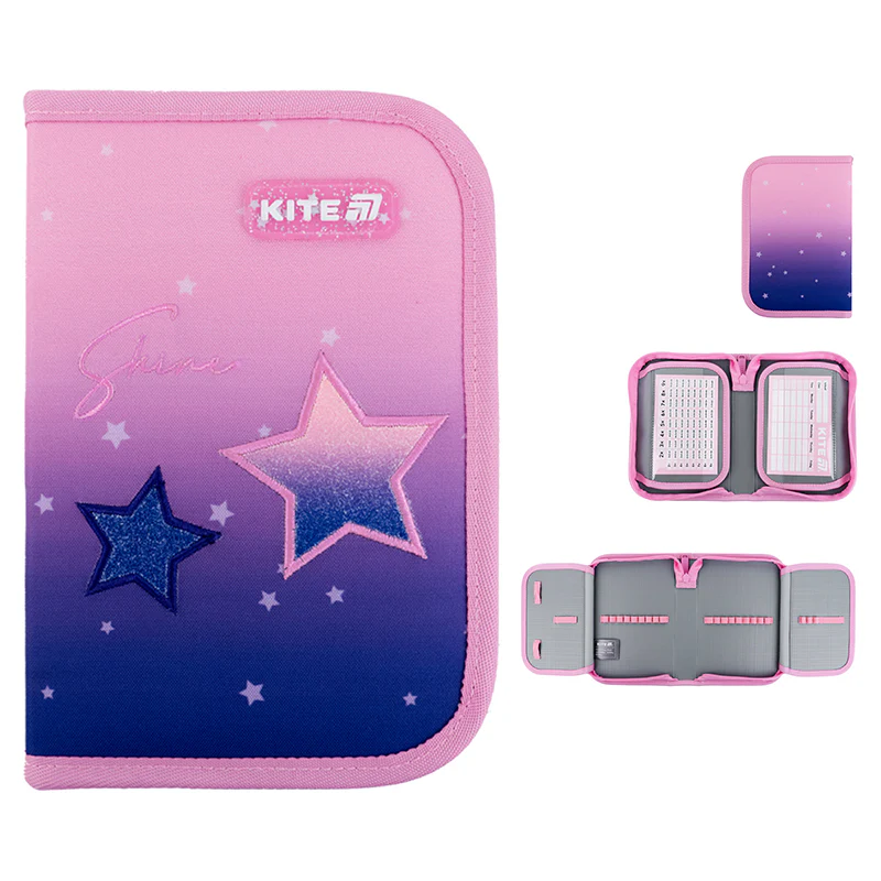 Набор рюкзак + пенал + сумка для обуви Kite 555 Sparkling, SET_K25-555S-9 19