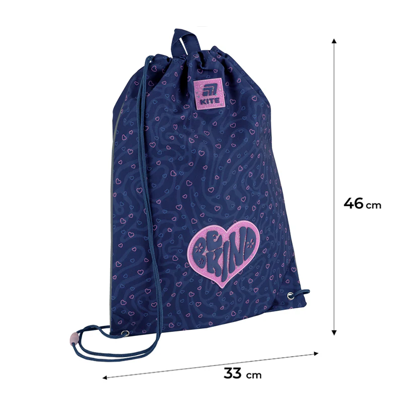 Набор рюкзак+пенал+сумка для обуви Kite 763M Be Kind, SET_K25-763M-4 18