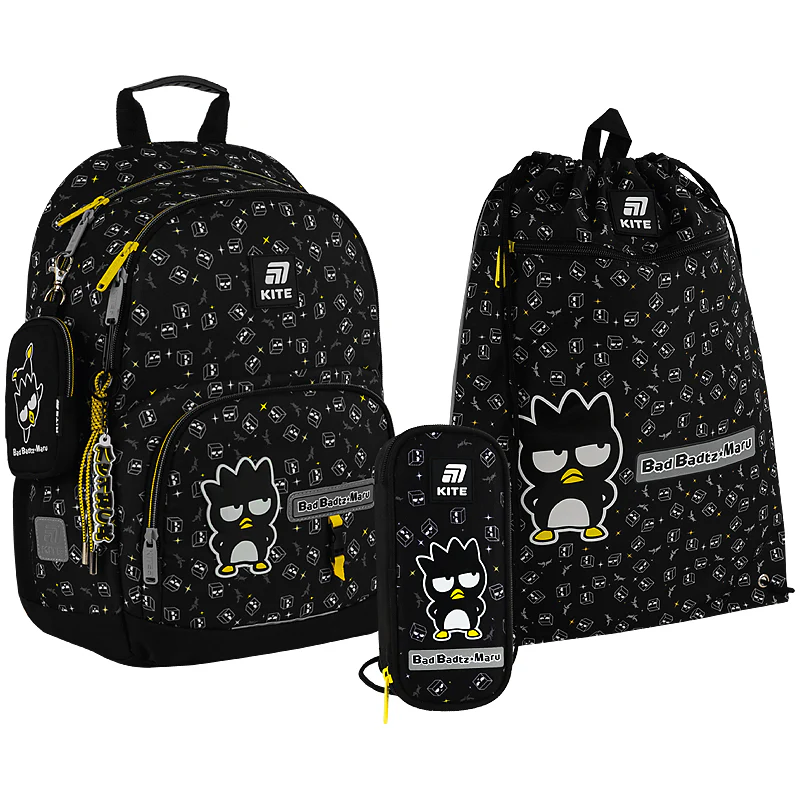 Набір рюкзак + пенал + сумка для взуття Kite 585 HK-1, SET_HK25-585M-1