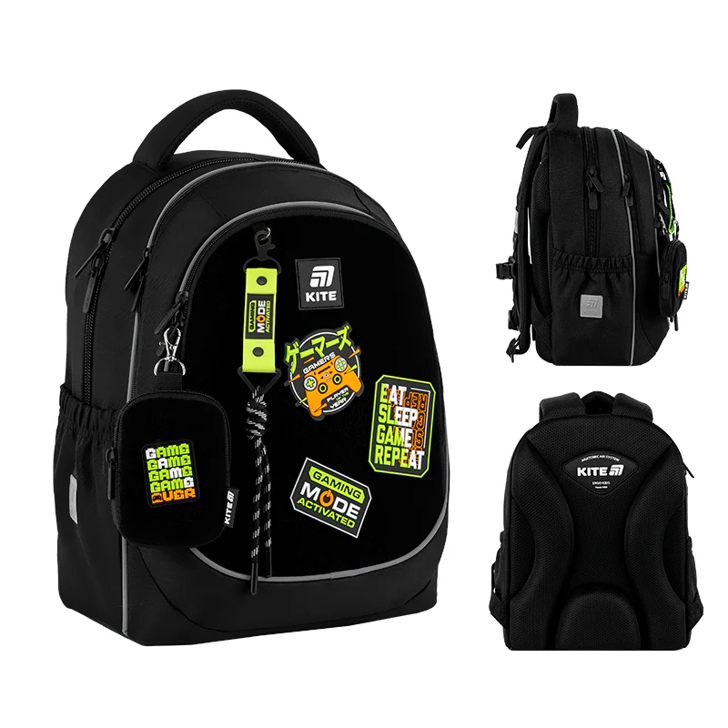 Набір рюкзак + пенал + сумка для взуття Kite 700 Gaming Mode, SET_K25-700M-5 1