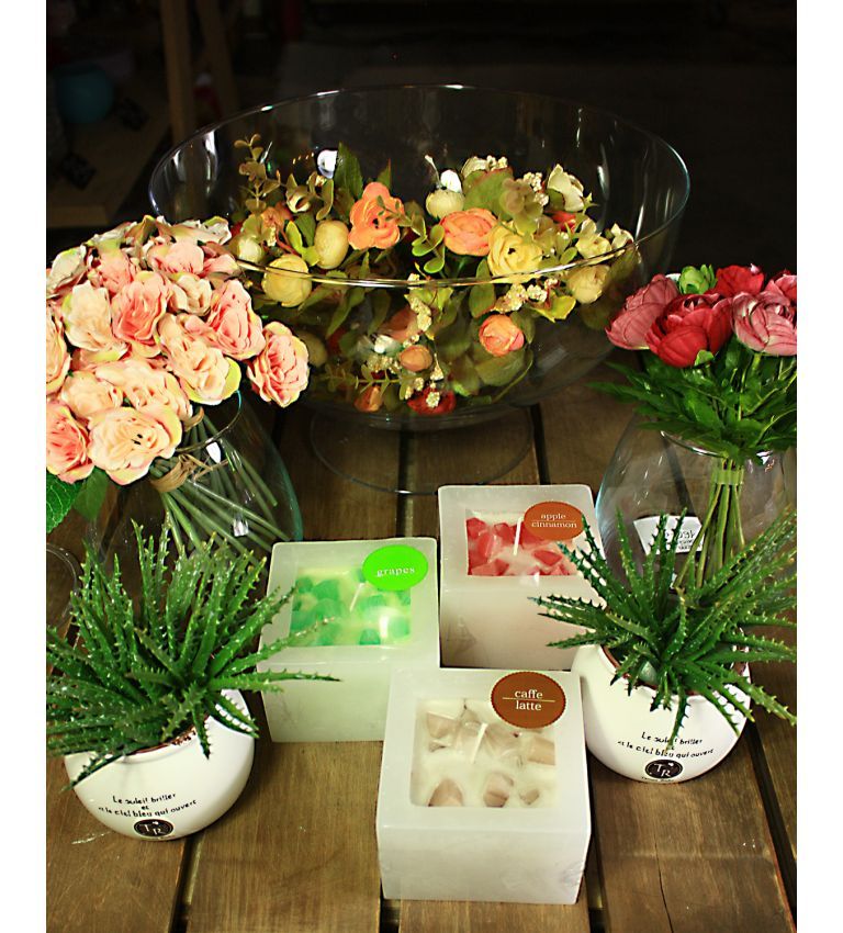 Свічка арома-призма 10*7 см, виноград, CFS10*07/1-grapes, Candy Light 2