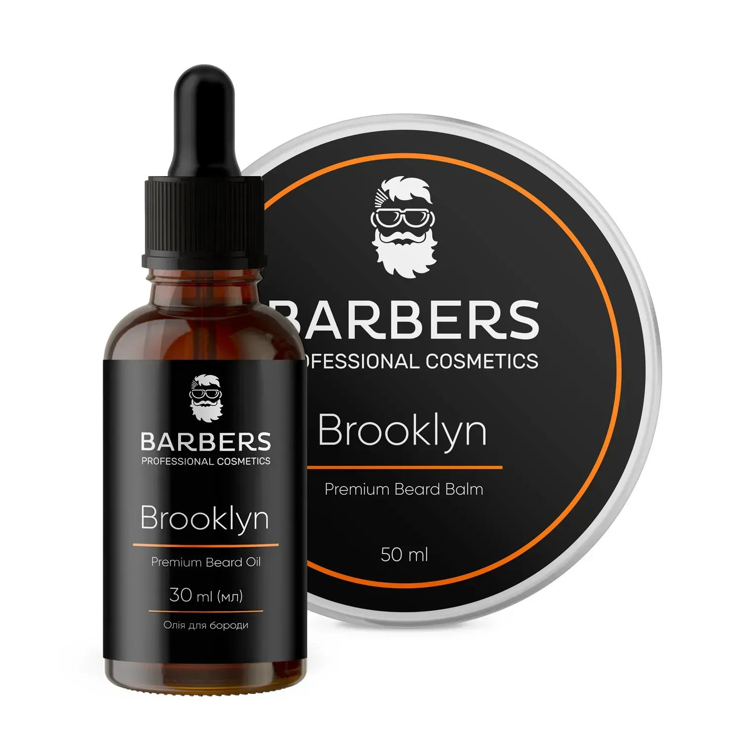 Набір для догляду за бородою Barbers Brooklyn 80 мл, 7868