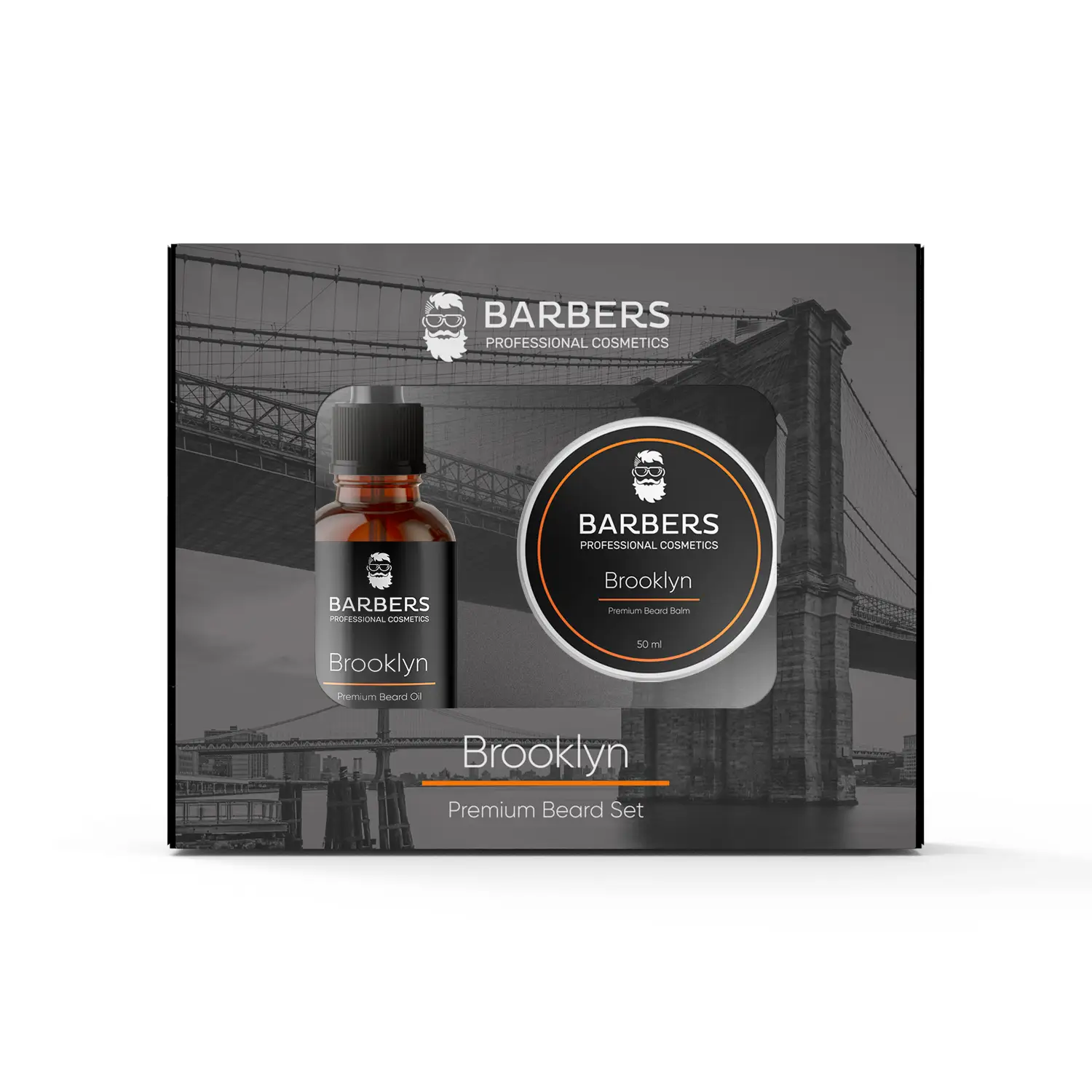 Набір для догляду за бородою Barbers Brooklyn 80 мл, 7868 3