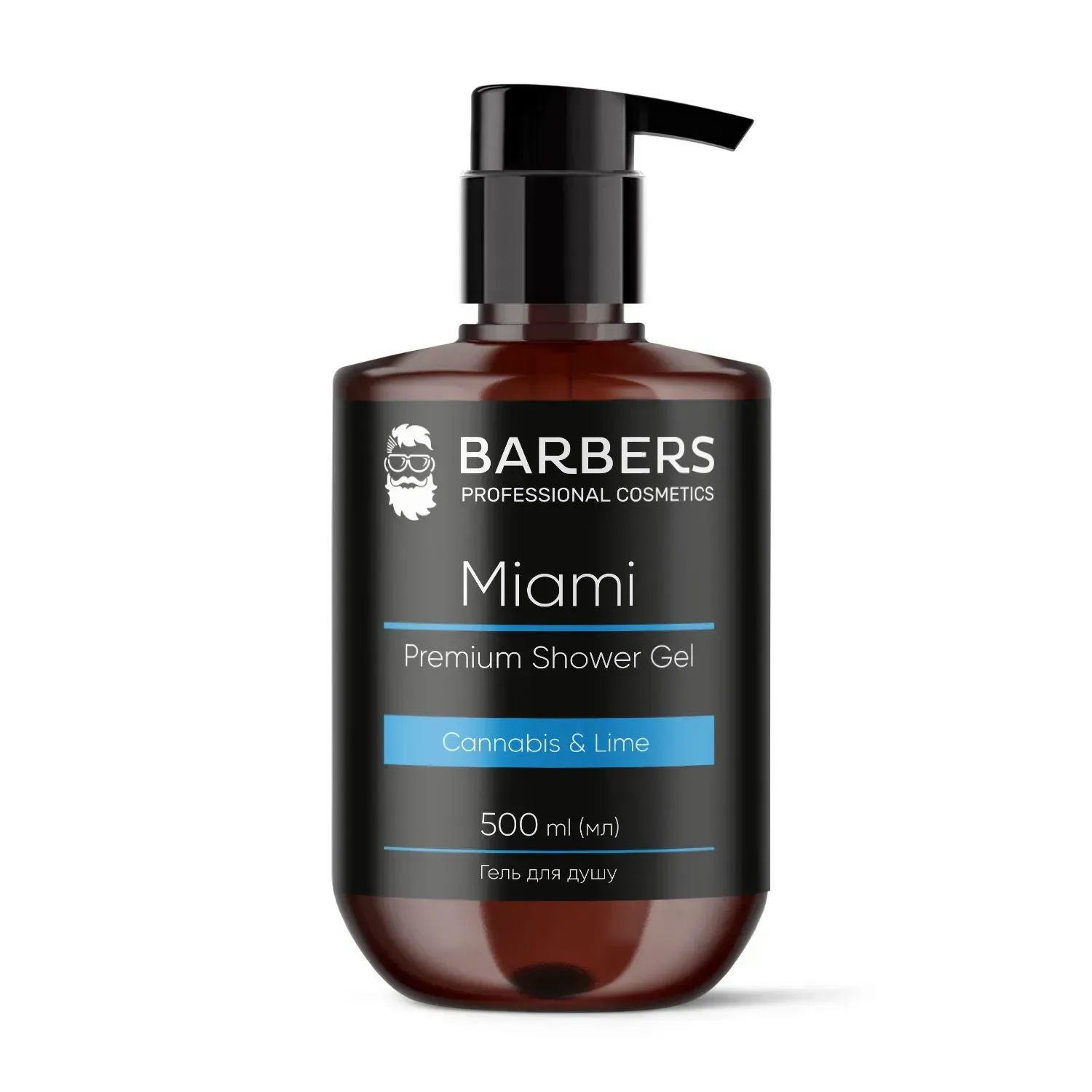 Гель для душу Barbers Miami 500 мл, 735012