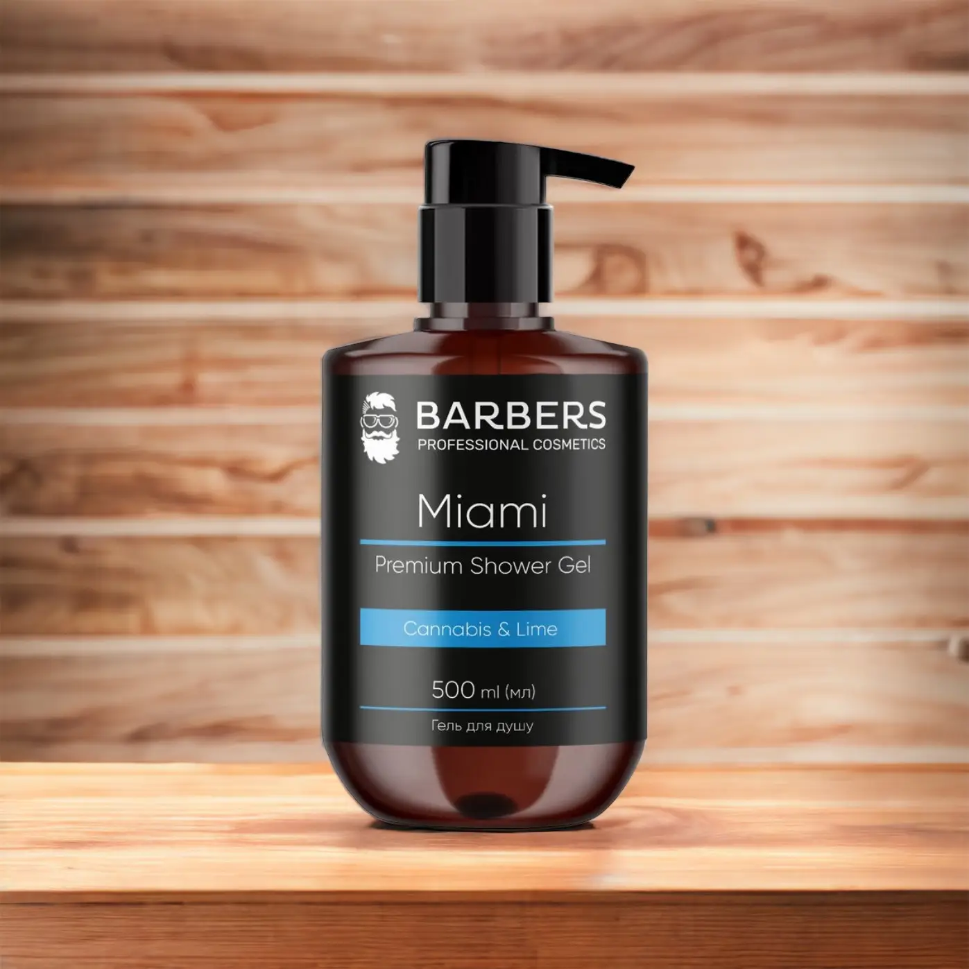 Гель для душу Barbers Miami 500 мл, 735012 4