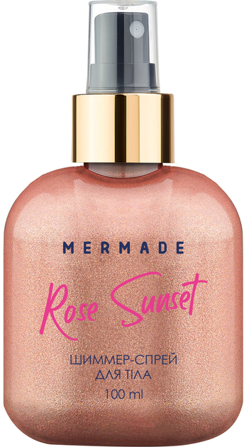 Шиммер-спрей для тіла MERMADE Rose Sunset, 100 мл, MRSS001