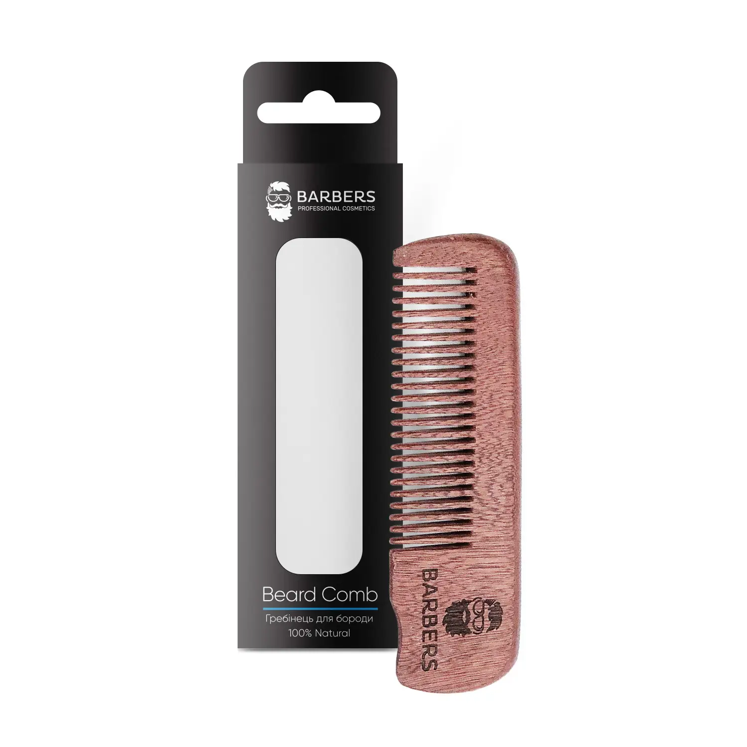 Расческа для бороды и усов Barbers Beard Comb 2