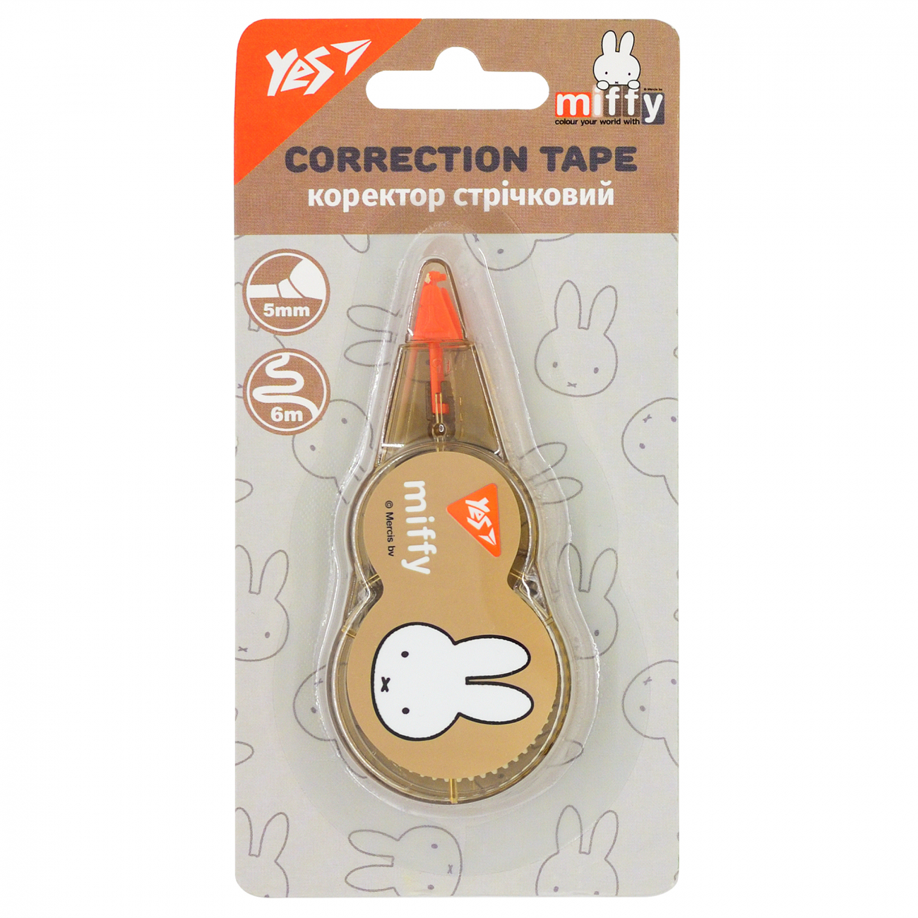 Коректор Yes стрічковий 5 мм*6 м "Miffy", 340119 2