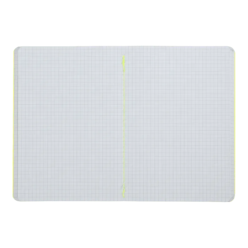 Книга записна А5 80 арк, "Neon" пружина, кл., зшита обкладинка PVC, жовта, BM.24822180-08 1