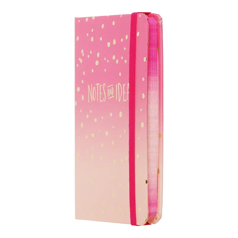 Книжка записна Gradient на гумці, А6, 80 арк., кліт., офсет, рожевий, BM.256103-10 1