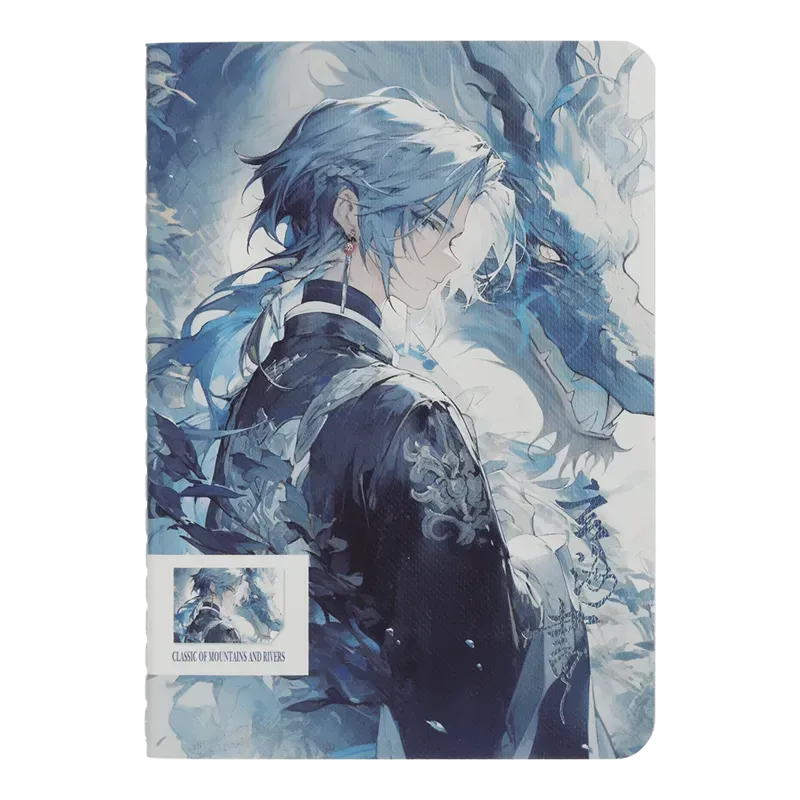 Блокнот А6 40 л "Anime", кл., сшит,карт.обл., ZB.12861-02