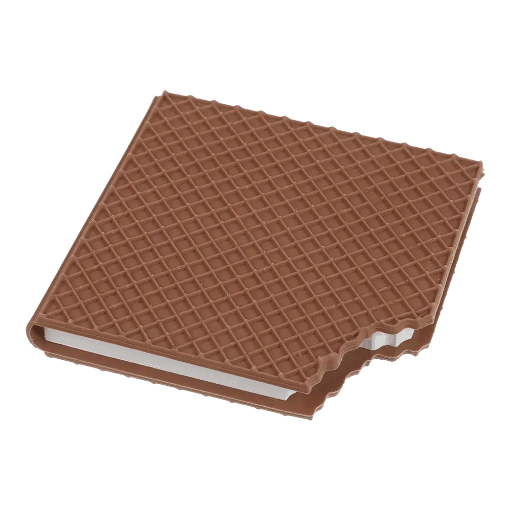 Блокнот 90*90 мм 80 арк "Waffle", нелін., ароматизована Soft touch обкл., ZB.12470-25 1