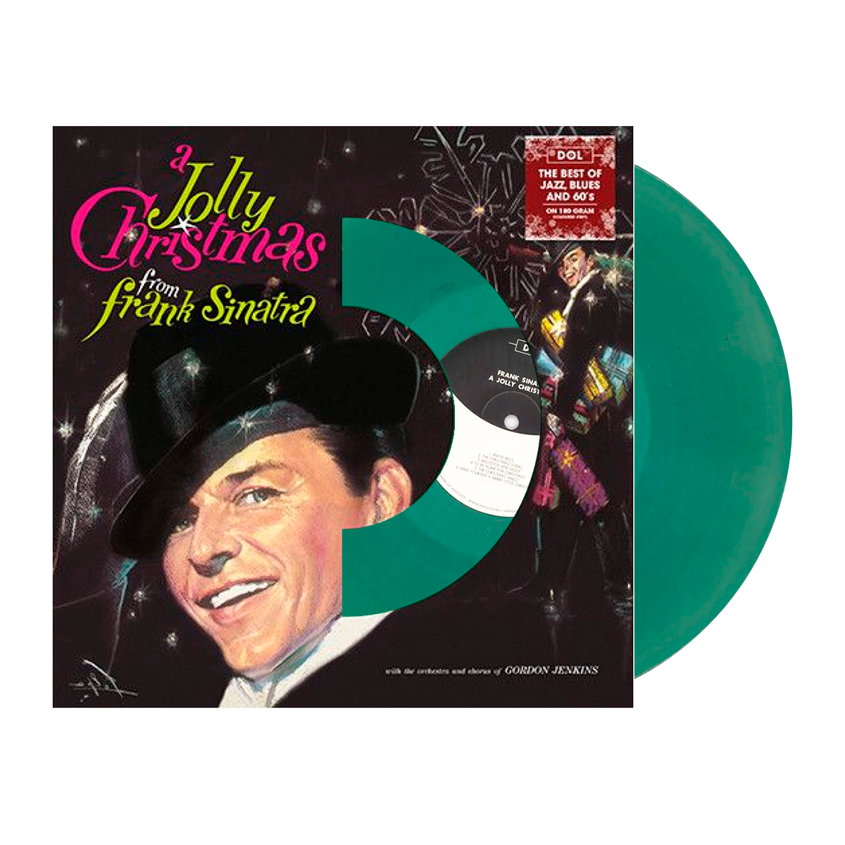 Пластинка Frank Sinatra - A Jolly Christmas from Frank Sinatra [LP] - Green Vinyl 1