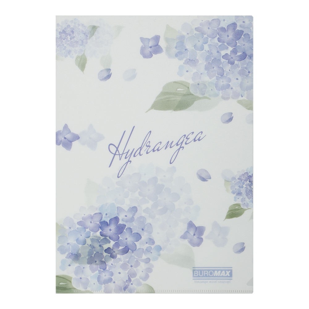 Папка-уголок А4 Arabeski, непрозрачная матовая, пластик, светло-синяя, BM.3854-30