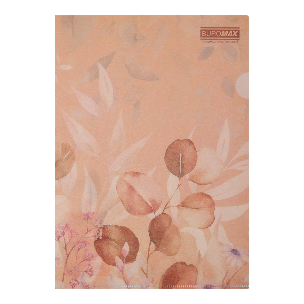 Папка-уголок А4 Arabeski, непрозрачный матовый, пластик, персиковый, BM.3854-46