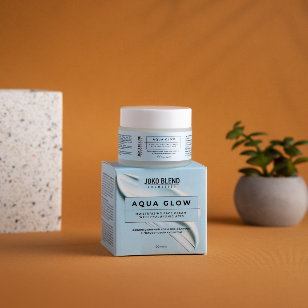 Зволожувальний крем для обличчя з гіалуроновою кислотою Aqua Glow Joko Blend 50 мл, 289538 3